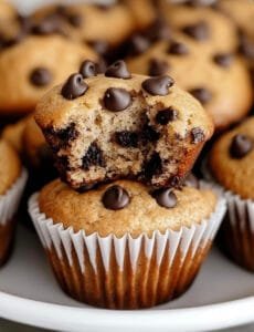 Peanut Butter Banana Muffins