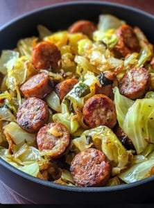 Cabbage and Kielbasa Skillet Recipe