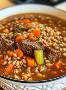 Delicious Beef Barley Soup