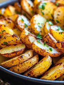 Perfectly Crispy Sliced Baked Potatoes Recipe