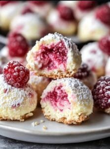 Delicious Raspberry Cream Cheese Bites