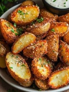 Parmesan Crusted Potatoes Recipe
