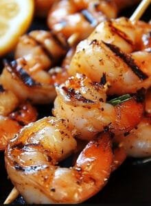Grilled Garlic Herb Shrimp Recipe