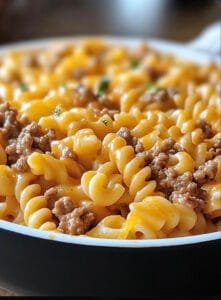 Cheesy Taco Cream Cheese Pasta Recipe