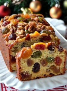 Christmas Apricot and Walnut Fruitcake Recipe