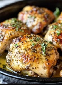 Slow Cooker Creamy French Mustard Chicken