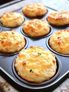 Low Carb Biscuits in a Muffin Tin