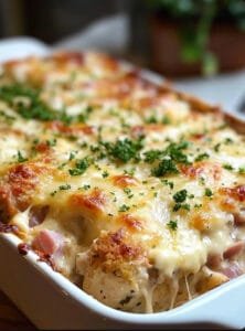 Chicken Cordon Bleu Meatloaf
