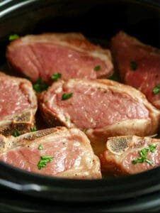 Slow Cooker Sweet Ginger Pork Chops