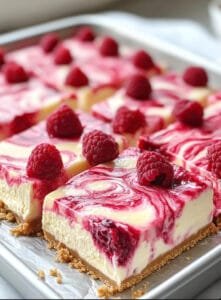 Low Carb Raspberry Swirl Cream Cheese Fudge