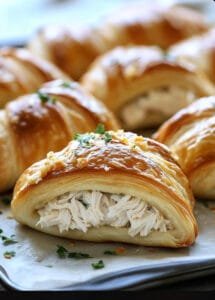Southern Style Chicken Stuffed Crescent Rolls