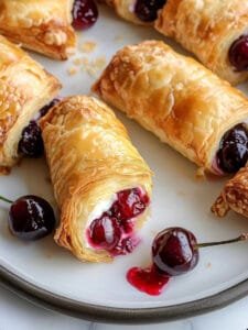 Air Fryer Cherry Cheesecake Egg Rolls
