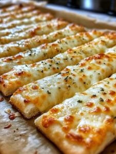 Cauliflower Cheesy Breadsticks