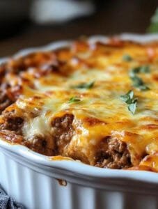 Slow Cooker Green Chicken Chile Casserole