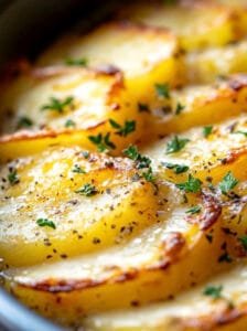 Slow Cooker Mediterranean Scalloped Potatoes