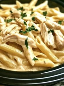 Slow Cooker Creamy Ranch Chicken Pasta