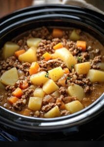 Fridge Clearing Feast” Slow Cooker Casserole