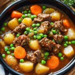 Slow Cooker Beef & Barley Soup