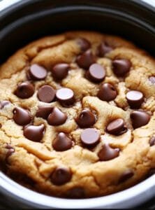 Slow Cooker Chocolate Chip Cookie Pie