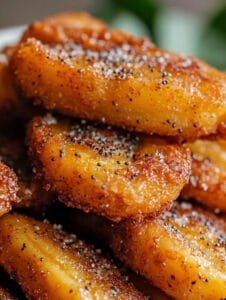 Skillet Banana Fritters