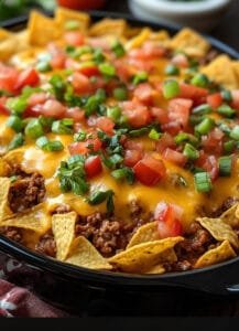Slow Cooker Ground Beef Dorito Casserole