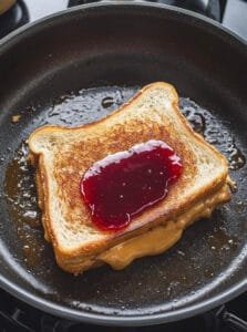 Fried Peanut Butter & Jelly Sandwich