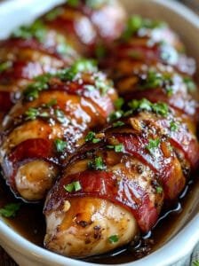 Slow Cooker Bacon Brown Sugar Chicken Tenders