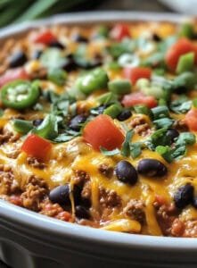 Slow Cooker Taco Dip Recipe