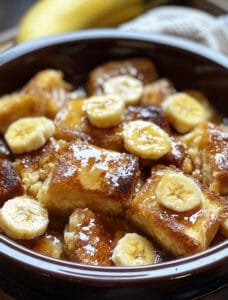 Slow Cooker Banana French Toast