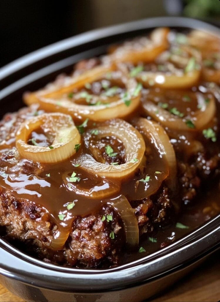 Slow Cooker French Onion Meatloaf β Choose a recipe