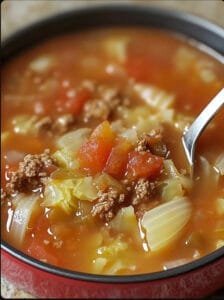 Slow Cooker Cabbage Roll Soup