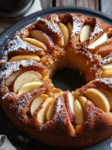 Jewish Apple Cake in Bundt Pan
