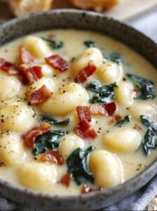 Chicken & Bacon Gnocchi Soup