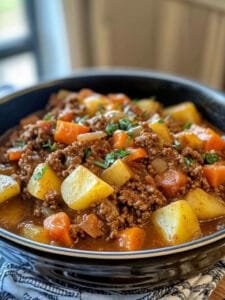 Slow Cooker Poor Man’s Stew