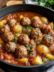 Hobo Meatball Stew Recipe