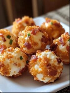 Low Carb Bacon Cheddar Mini Cheese Balls Recipe