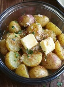 Easy Slow Cooker Baked Potatoes Recipe
