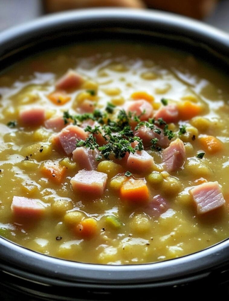 Slow Cooker Pea &amp; Ham Soup Recipe – Choose a recipe
