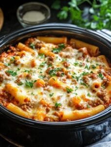 Slow Cooker Baked Ziti Recipe