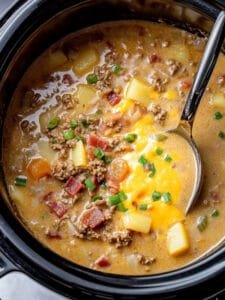 Slow Cooker Creamy Potato Bacon Soup Recipe