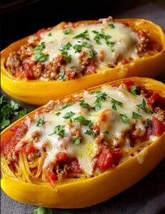 Lasagna Style Spaghetti Squash Recipe