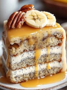Best Heavenly Banana Walnut Cream Cake