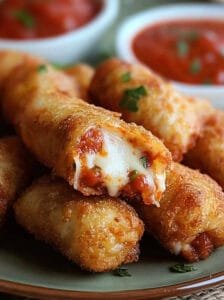 Air Fryer Pizza Egg Rolls Recipe