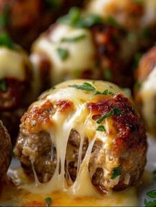 Cheesy Stuffed Meatloaf Bites Recipe