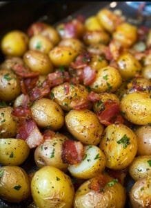 GARLIC PARMESAN ROASTED POTATOES