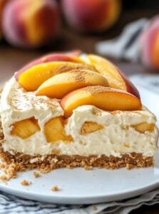 Peach Cobbler Cheesecake Recipe