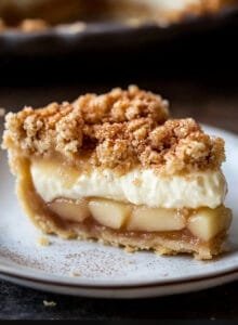 Snickerdoodle Cream Cheese Apple Pie
