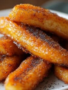 Skillet Banana Fritters Recipe
