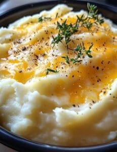 Slow Cooker Creamy Garlic Mashed Potato Casserole Recipe