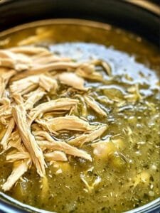 Slow Cooker Green Enchilada Chicken Soup Recipe
